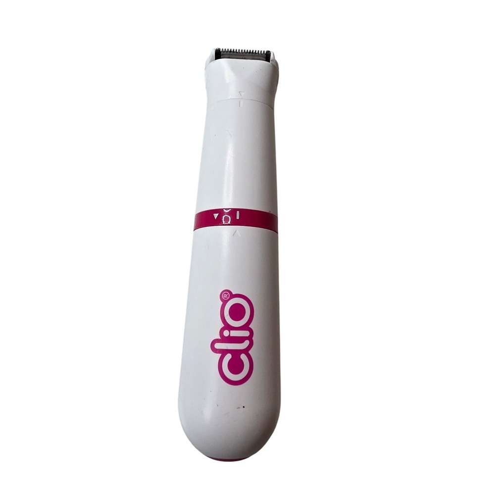 Clio Palmperfect Electric Bikini‎ Trimmer White Pink Model 3881-i Groomer G1